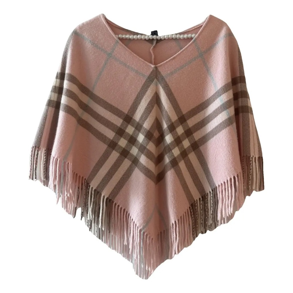 Burberry Pink Poncho